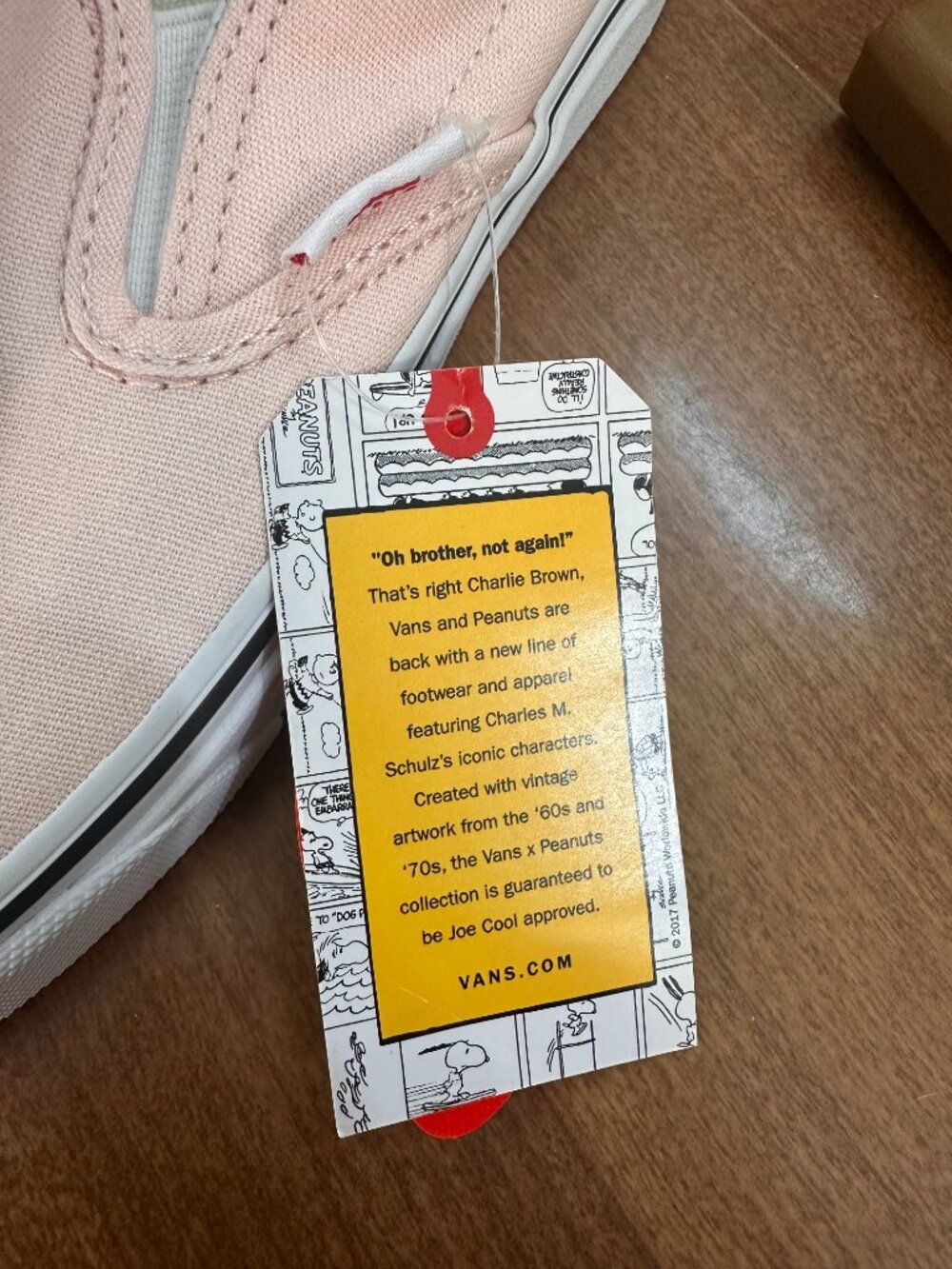 Vans Slip-On Peanuts Smack in Light Pink - Picture 12 of 16